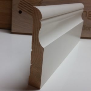 Põrandaliist e. sokliliist mänd, valge, PL-1