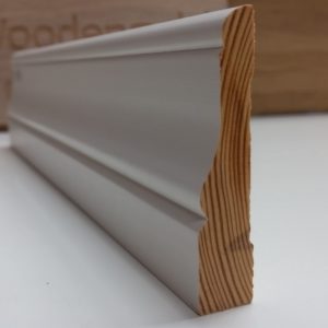 Põrandaliist e. sokliliist mänd, valge, PL-3